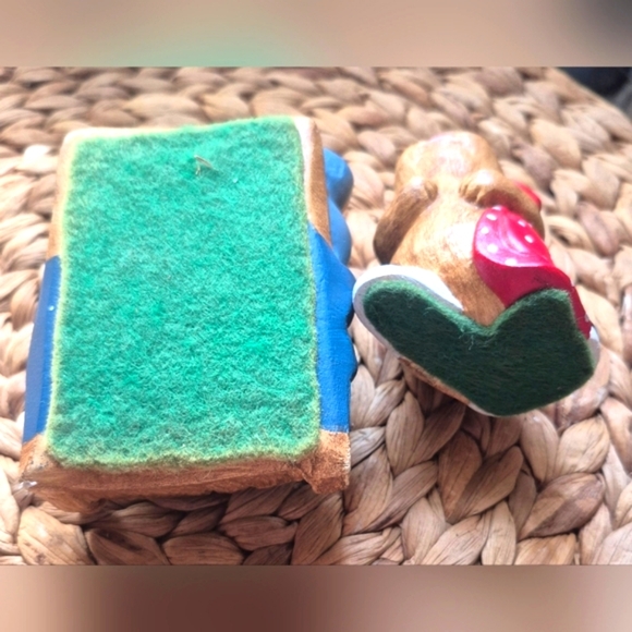 Vintage "Barney" Rabbit And "Twins" Pendelfin Hand Painted Stonecraft England UK - Picture 6 of 6